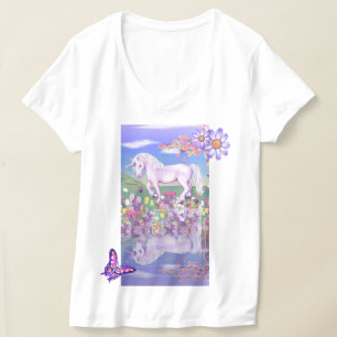 Camiseta Un paraíso morado