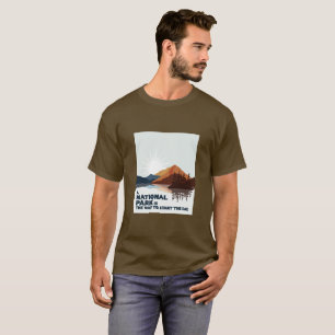 Camiseta Un parque nacional es una manera de empezar el día