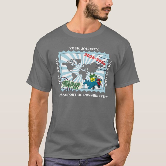 Camiseta ¡Un pasaporte de posibilidades! (Anverso)