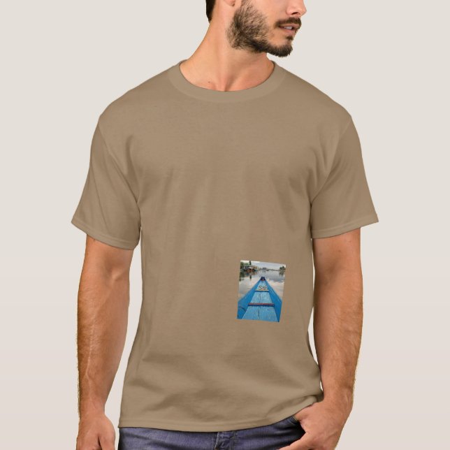 Camiseta Un paseo en Shikara para viajar. (Anverso)