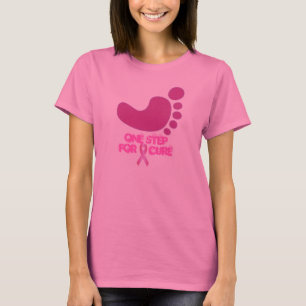 Camiseta un paso para el cáncer