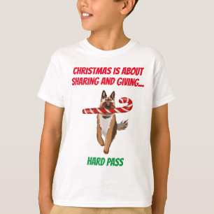 Camiseta Un pastor muy alemán Navidades de cane de pasteles