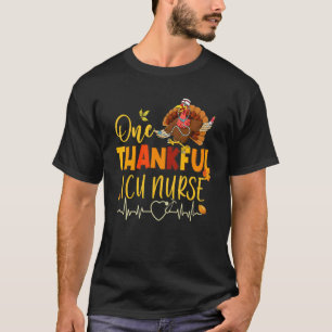 Camiseta Un pavo de enfermera de UCI agradecido Estetoscopi