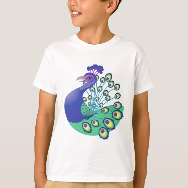 Camiseta Un pavo real muy espléndido (Anverso)
