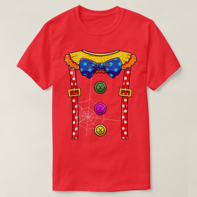 Camiseta Un payaso de circo un traje fácil de disfraz de Ha (Diseño del anverso)