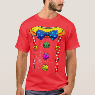 Camiseta Un payaso de circo un traje fácil de disfraz de Ha