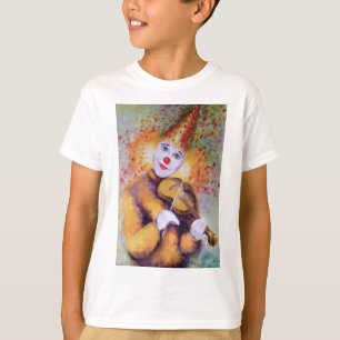 Camiseta Un payaso dulce tocando el violín