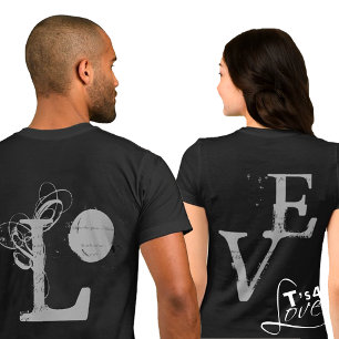 Camiseta ¡Un pedazo de amor! Parejas coincidentes