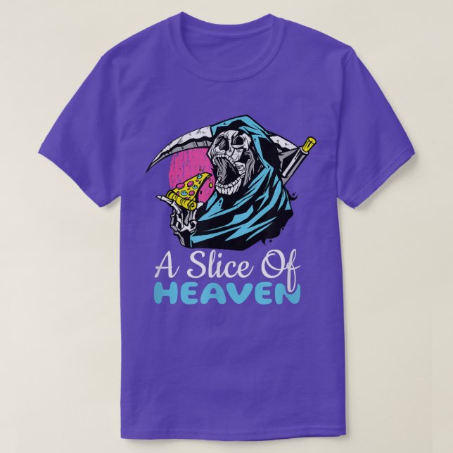 Camiseta Un Pedazo De Cielo, Pizza Reaper  (Diseño del anverso)