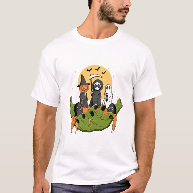 Camiseta Un pedazo de Halloween (Anverso)