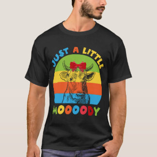 Camiseta Un Pequeño Agricultor De Moo De Vaca Moody