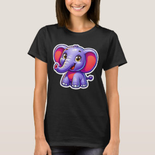 Camiseta Un pequeño elefante muy lindo