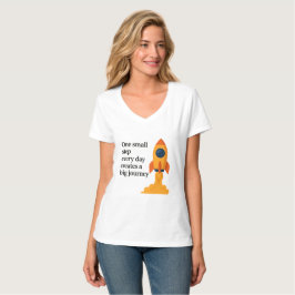 Camiseta Un pequeño paso - Motivación