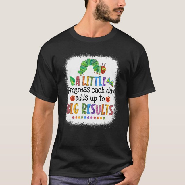 Camiseta Un pequeño progreso cada día Caterpillar Te (Anverso)