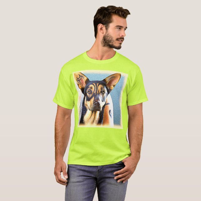 Camiseta "Un Perro Cuto" Foto Cute. ¡Hazte con una en Zazzl (Anverso completo)