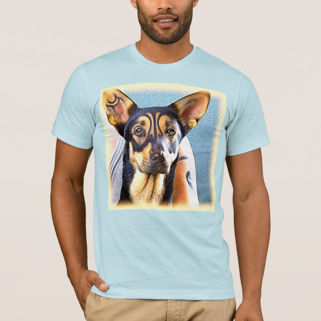 Camiseta "Un Perro Cuto" Foto Cute. ¡Hazte con una en Zazzl (Anverso)