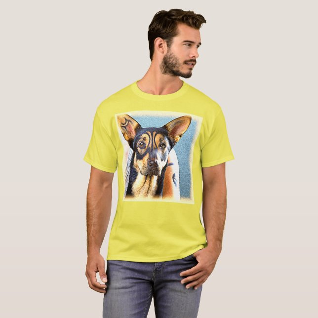 Camiseta "Un Perro Cuto" Foto Cute. ¡Hazte con una en Zazzl (Anverso completo)