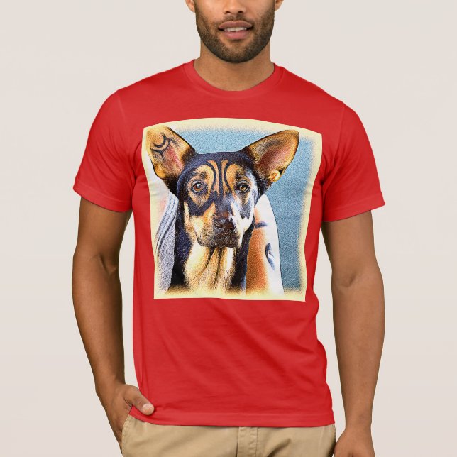 Camiseta "Un Perro Cuto" Foto Cute. ¡Hazte con una en Zazzl (Anverso)
