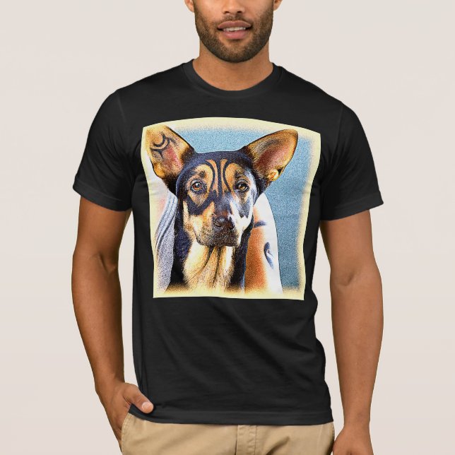 Camiseta "Un Perro Cuto" Foto Cute. ¡Hazte con una en Zazzl (Anverso)