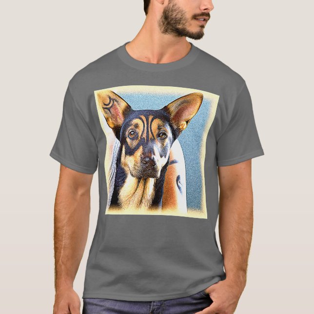 Camiseta "Un Perro Cuto" Foto Cute. ¡Hazte con una en Zazzl (Anverso)