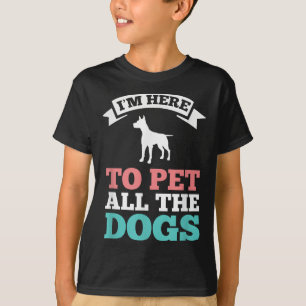 Camiseta Un Perro Divertido Atrapa Aquí Al Mascota De Todos