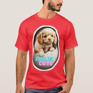 Camiseta Un perro emerge de su huevo