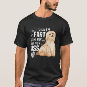 Camiseta Un perro habanés gracioso que no fastidia a los fa