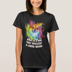 Camiseta Un perro que estornuda el humor de Achoowawa Chihu
