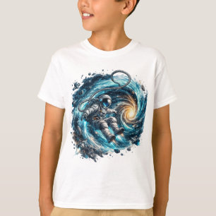 Camiseta Un personaje de superhéroe pinchadiscos,