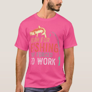 Camiseta Un Pescador Gracioso Con Rod De Pesca