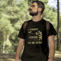 Un pescador gracioso - Detuve mi pesca para estar 