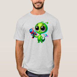 Camiseta Un petit bonhomme vert extraterrestre