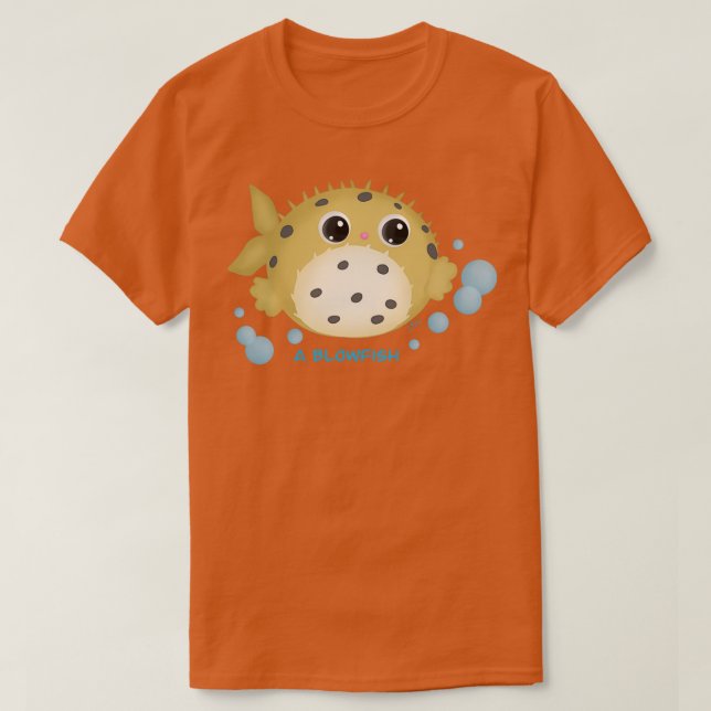 Camiseta Un pez globo (Diseño del anverso)