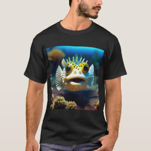 Camiseta Un pez globo amistoso