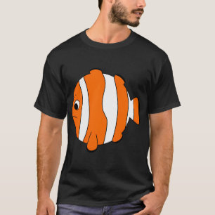 Camiseta Un pez payaso redondo de dibujos animados estilo k