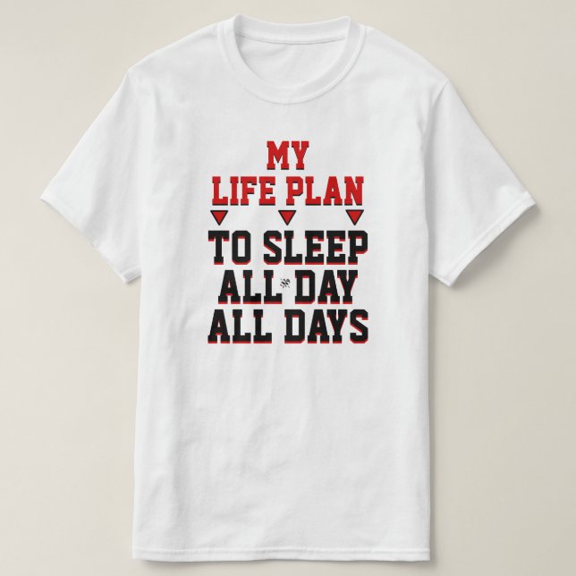 Camiseta Un plan de vida (Diseño del anverso)
