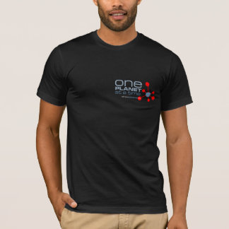 Camiseta Un planeta básico negro