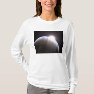 Camiseta Un planeta extrasolar con su estrella matriz