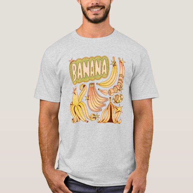 Camiseta Un plátano/Ilustracion de banana (Anverso)