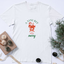 Camiseta Un Poco Alegre Navidad Santa Claus