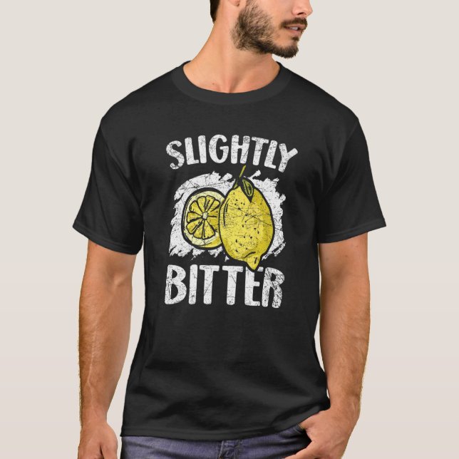 Camiseta Un poco amargo empresario de frutas de limón (Anverso)