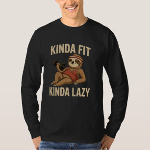 Camiseta Un poco apropiado para un poco flojo Ilustracion d
