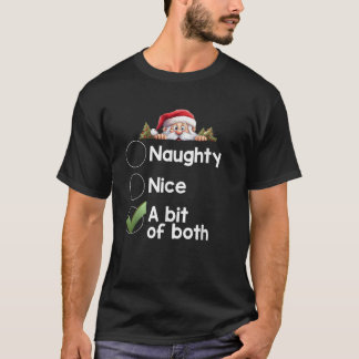 Camiseta Un poco de ambas Navidades Parejas Traviesas Agrad