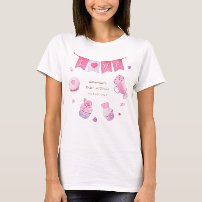 Camiseta Un poco de Baby Shower (Anverso)