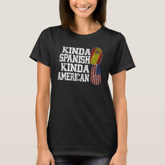 Camiseta un poco de español como español español americano