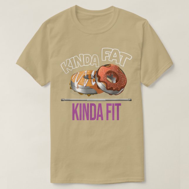Camiseta Un poco de grasa para el entrenamiento de gimnasio (Diseño del anverso)