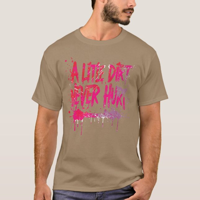 Camiseta Un Poco de Mugre Nunca Lastimó v2 Mudderrail Corri (Anverso)