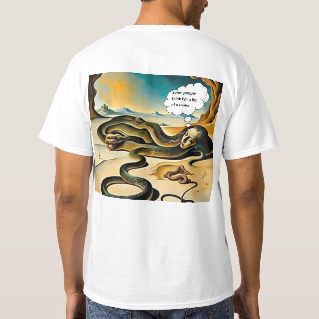 Camiseta Un poco de serpiente (Reverso)