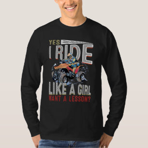 Camiseta Un Poco De Suciedad Nunca Lastima A Atv 4 Wheeler 