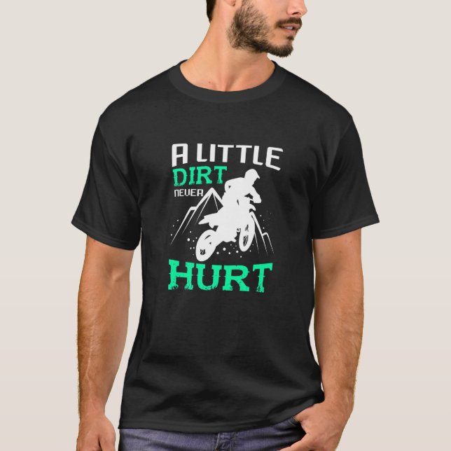 Camiseta Un Poco De Suciedad Nunca Lastima Para Un Ventilad (Anverso)